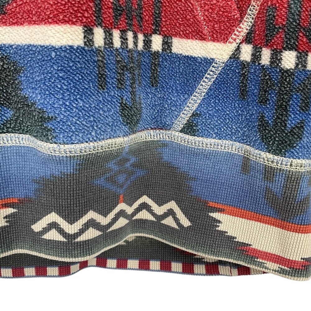 Polo Ralph Lauren Beacon Aztec Southwestern Fleece Hoodie Mens Medium Pullover - Picture 5 of 15